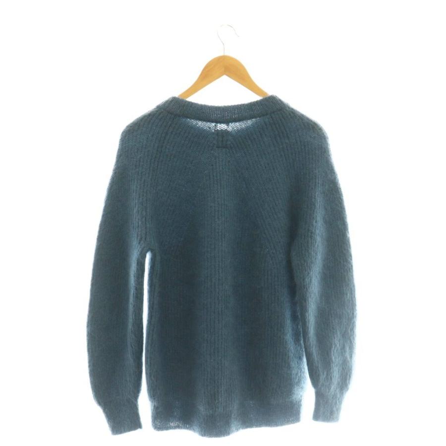 BATONER アルパカ モヘア ニット セーター 1 バトナー BATONER モヘアニット セーター プルオーバー 1 スモーク