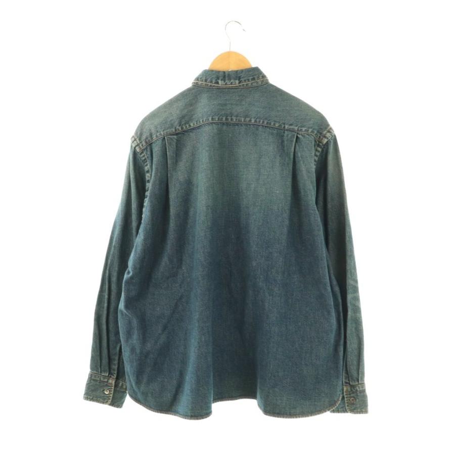 サカイ sacai デニムシャツ 長袖 前開き インディゴ /NR □OS □SH