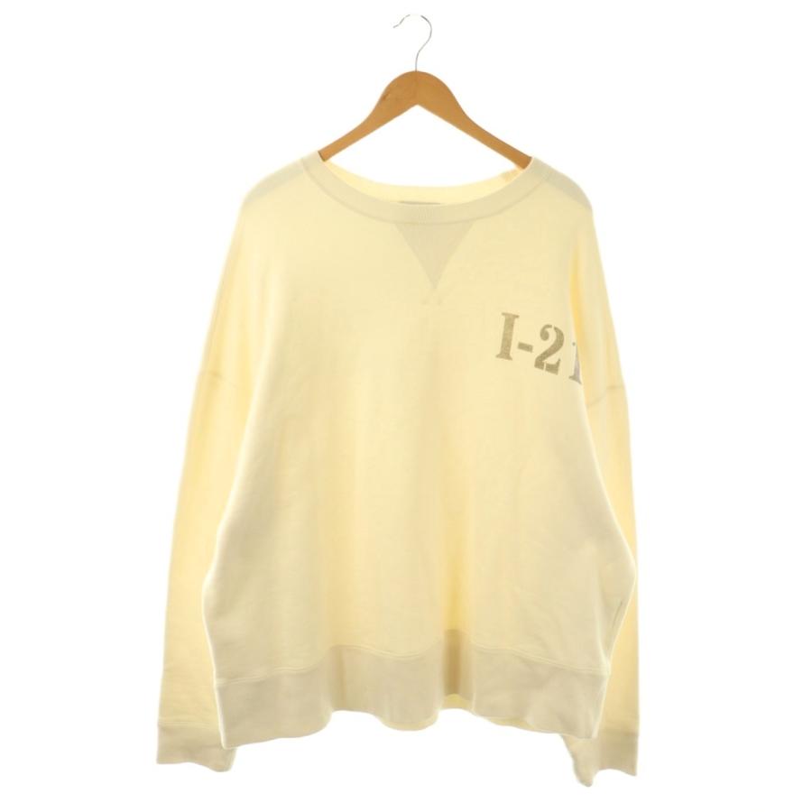 INSCRIRE アンクスリア スウェットプルオーバー アンスクリア INSCRIRE クルーネックプリントスウェット プルオーバー