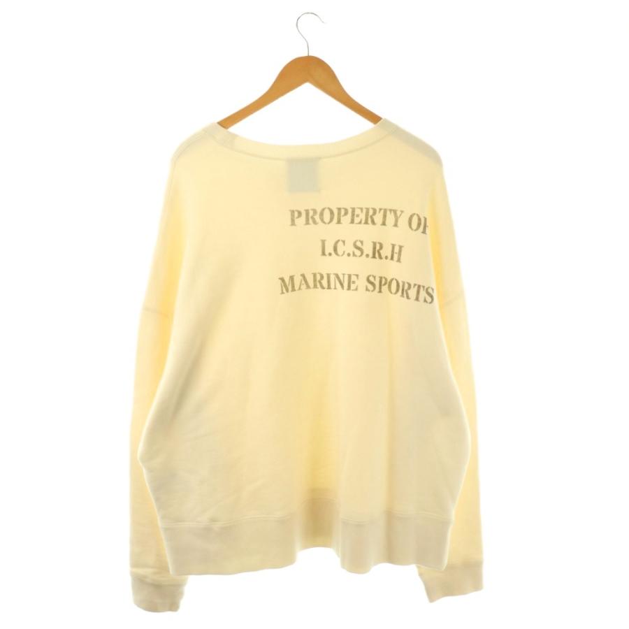 アンスクリア INSCRIRE クルーネックプリントスウェット プルオーバー