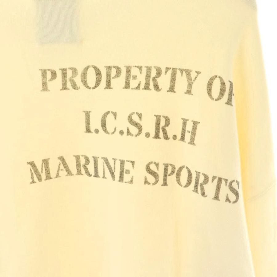 アンスクリア INSCRIRE クルーネックプリントスウェット プルオーバー