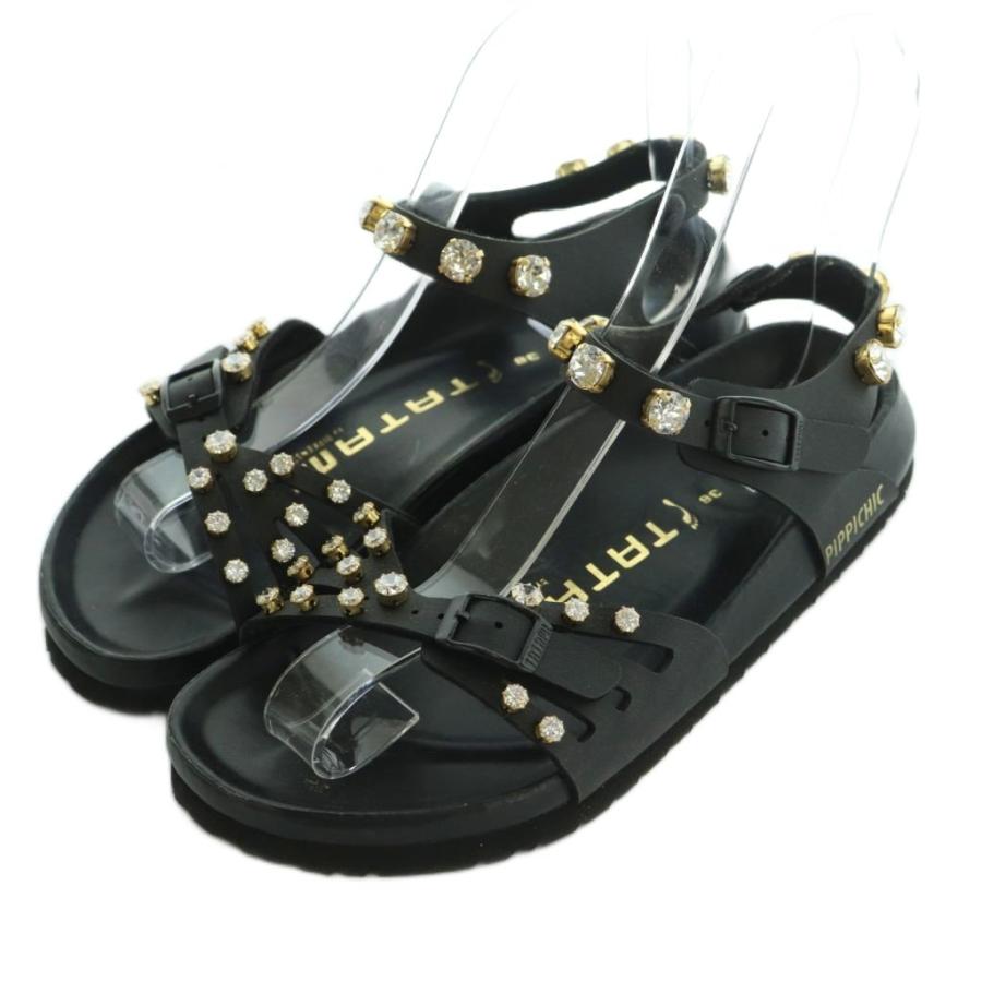 タタミ TATAMI × ピッピシック Pippichic CRYSTAL サンダル ストラップ