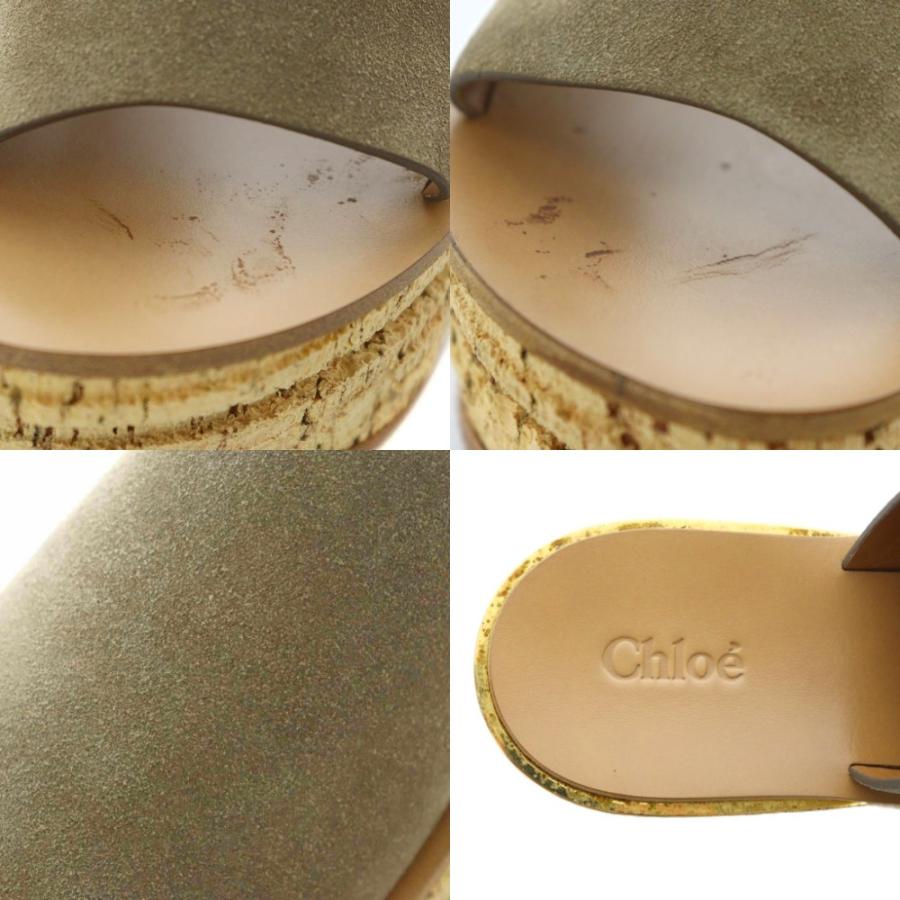Chloe（クロエ） カミーユ サンダル 36 23cm 23.5cm カーキ ミュール 