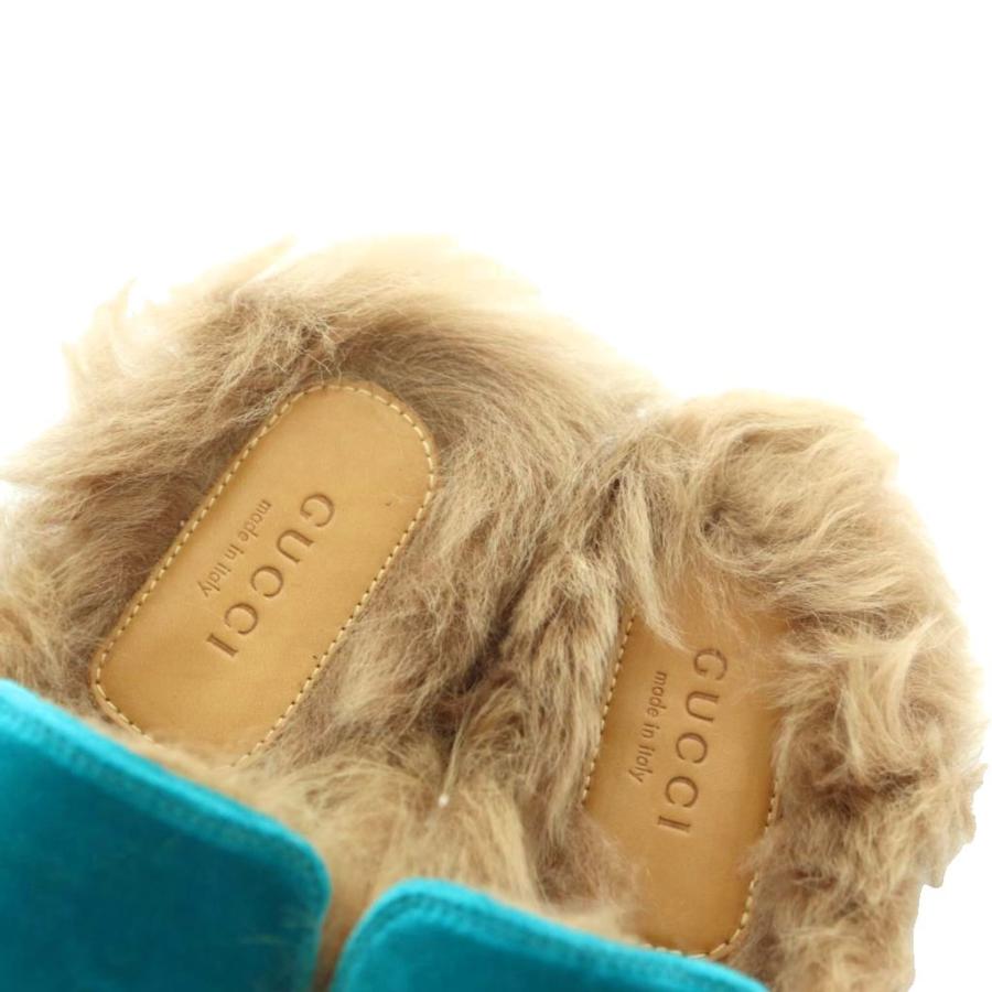 GUCCI（グッチ） プリンスタウン ベロア バックレスローファー