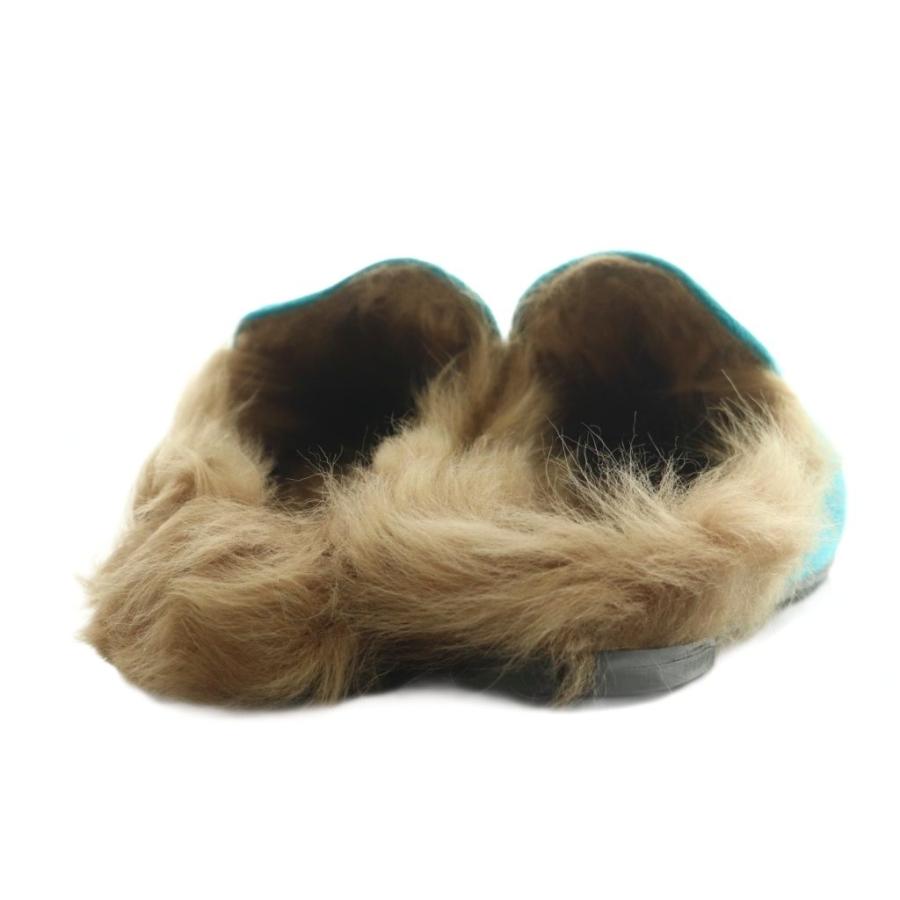 GUCCI（グッチ） プリンスタウン ベロア バックレスローファー