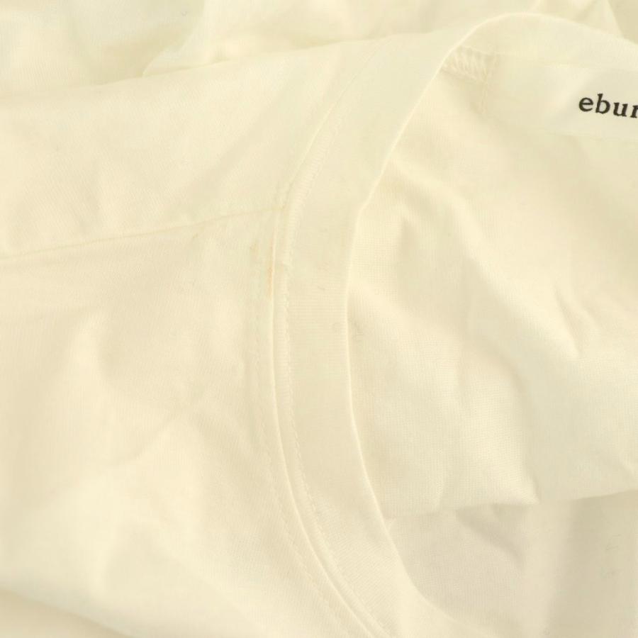 エブール ebure 24SS クリアギザコットン カットソー 半袖 38 オフ
