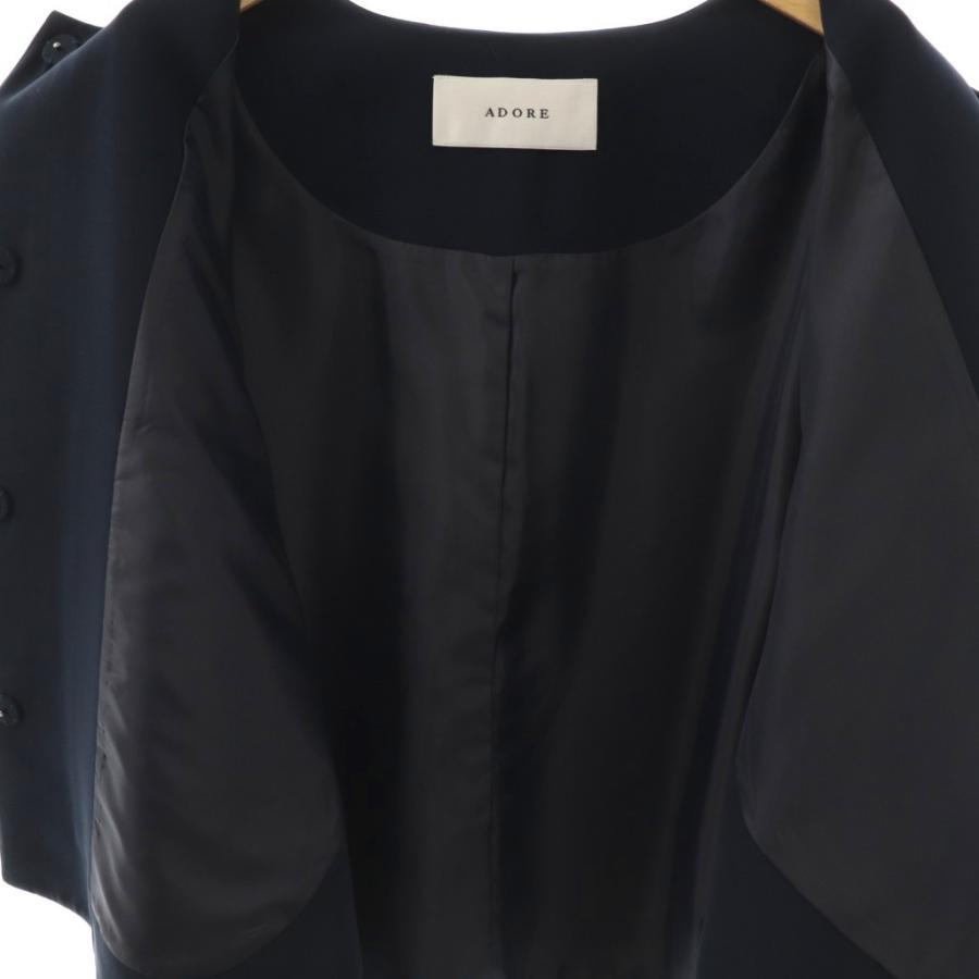 アドーア ADORE 23AW セットアップスーツ クリアドライジョーゼット