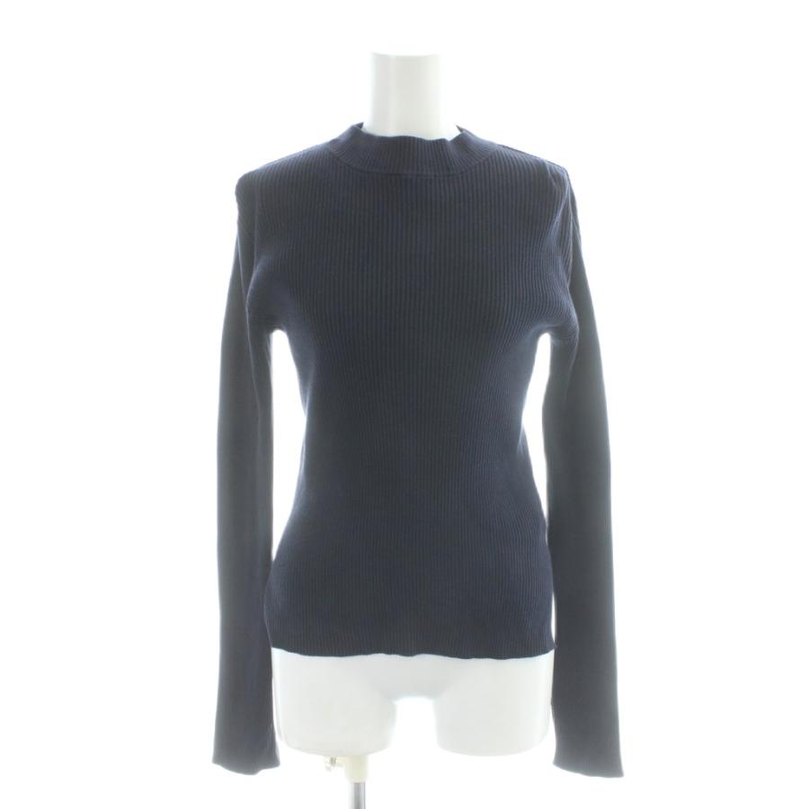MACPHEE 長袖ニットセーター S ネイビー マカフィー MACPHEE トゥモローランド コットンリブニット セーター S