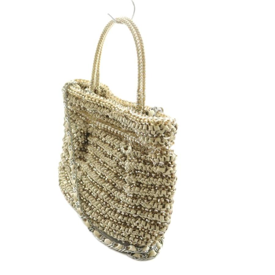 Anteprima ゴールド アンテプリマ リボンモチーフワイヤーバッグ 美品 ANTEPRIMA（アンテプリマ） リボンワイヤー 2WAYショルダーバッグ