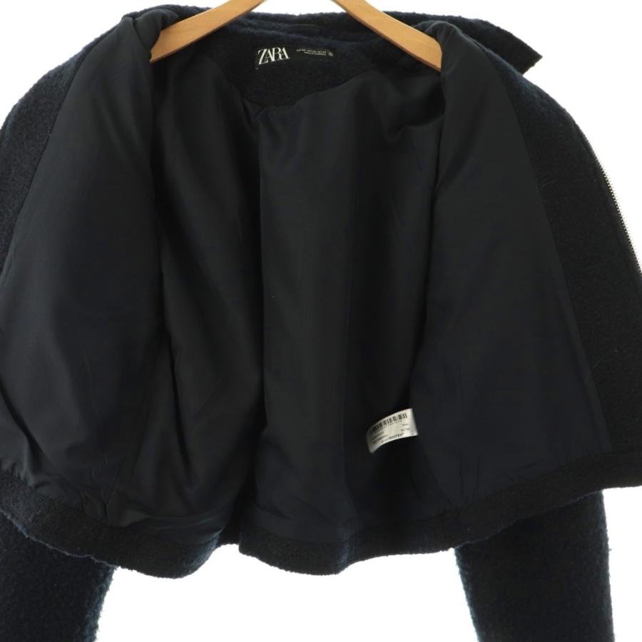 ZARA（ザラ） ジップアップジャケット ブルゾン XS ネイビー /DF □OS 
