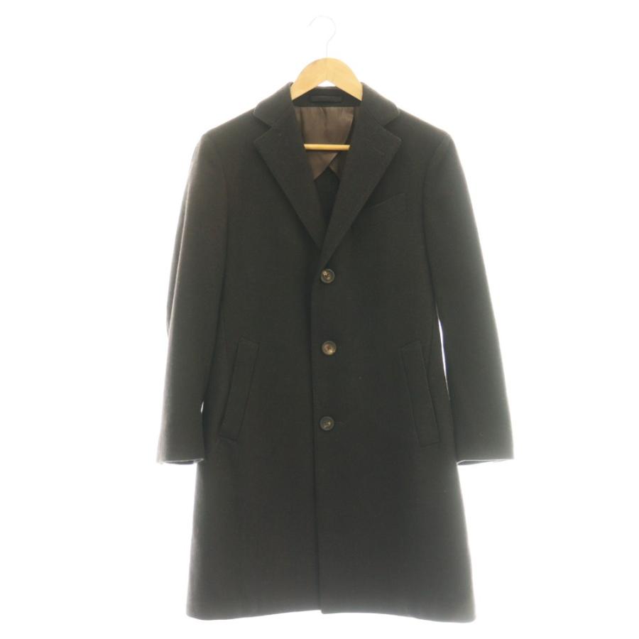 ラルディーニ LARDINI ウールチェスターコート アウター ヘリンボーン 