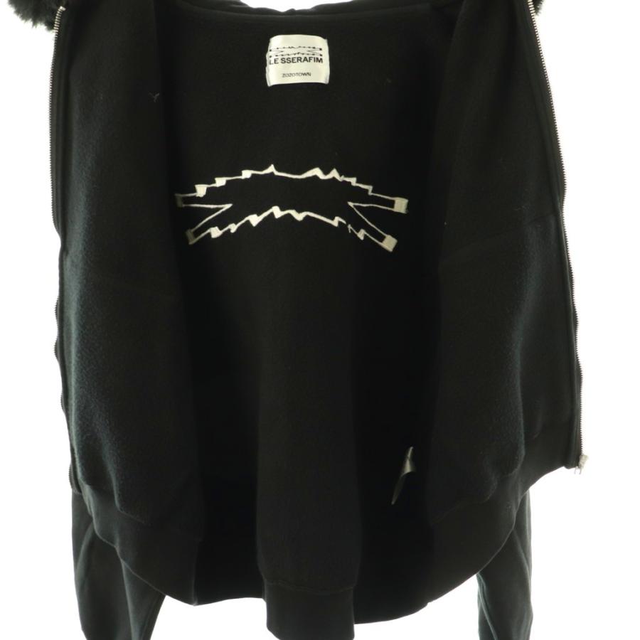 ルセラフィム LE SSERAFIM × ZOZOTOWN FUR ZIP HOODIE フーディー