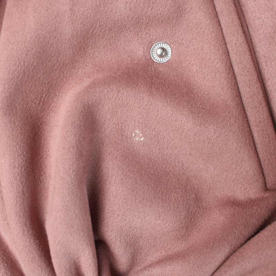 ZARA（ザラ） ジップ ジャケット フェイクスエード ブルゾン XS ピンク