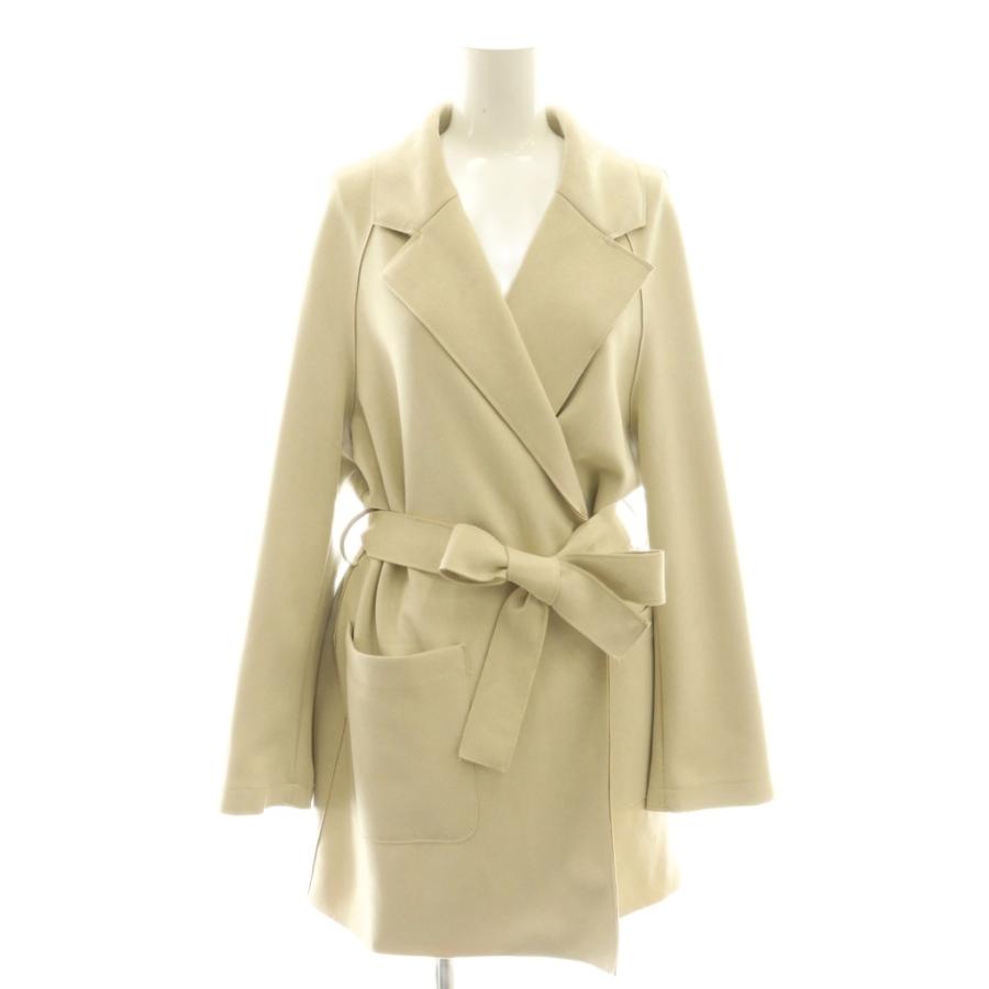レディース ZARA ベージュ パイピングコート XS
