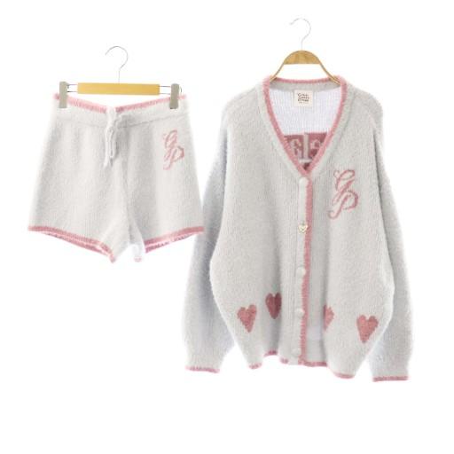 ジェラートピケ gelato pique 25AW セットアップ ラメフェザー