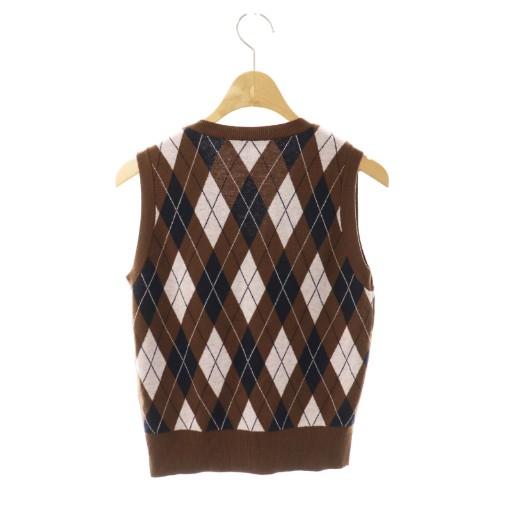 SNIDEL（スナイデル） SNIDEL 25AW アーガイルニットジレプルオーバー