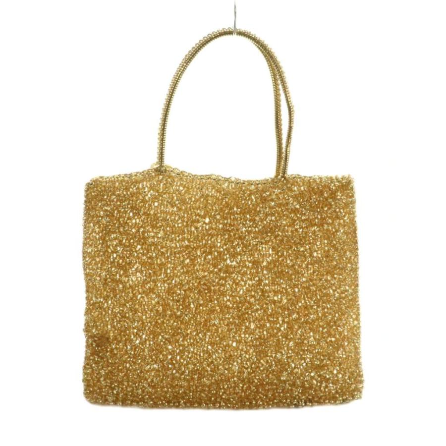 【極美品】 アンテプリマ トートバッグ ラージ ハンド ワイヤー ゴールド ANTEPRIMA（アンテプリマ） ワイヤーバッグ ハンドバッグ ゴールド