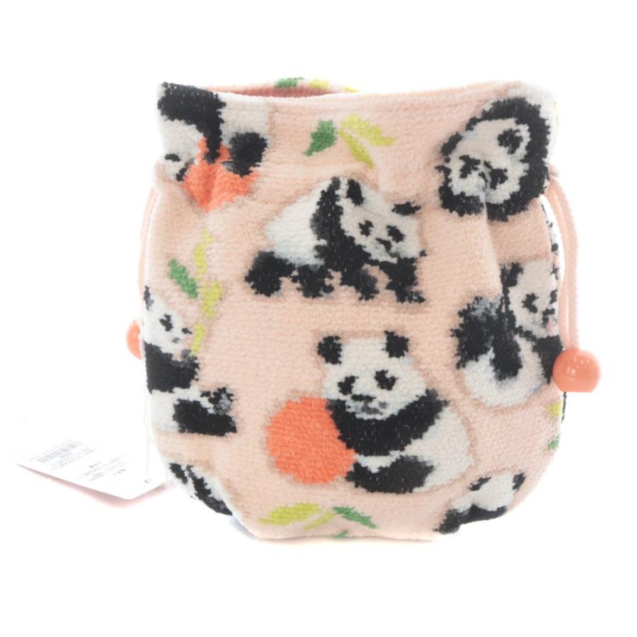 未使用品 フェイラー FEILER ラブラリーバイ コロコロパンダ 巾着