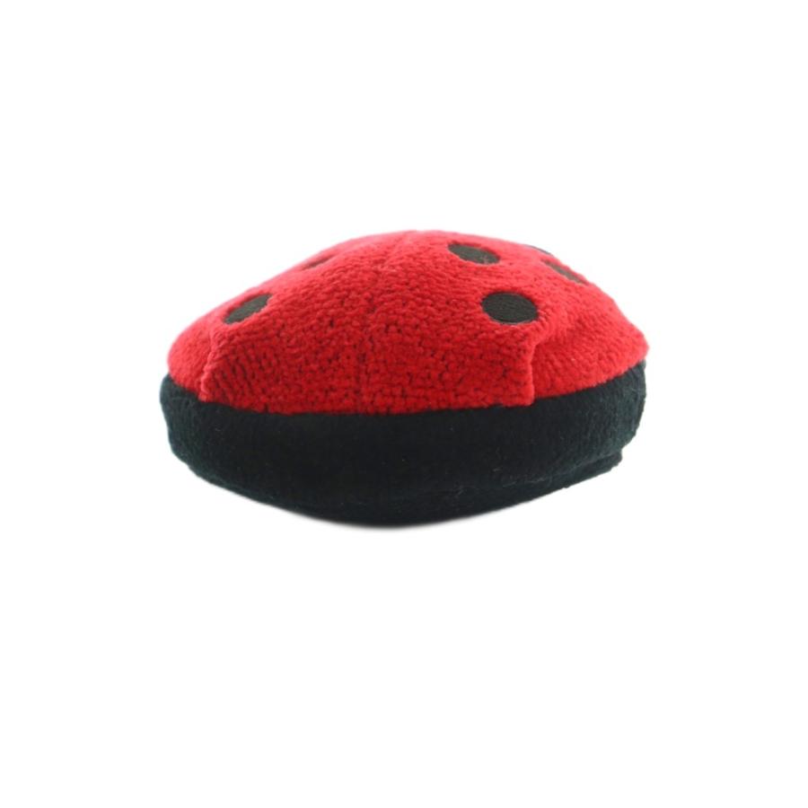 未使用品 フェイラー FEILER ハイジ チャームポーチ てんとう虫 赤 黒