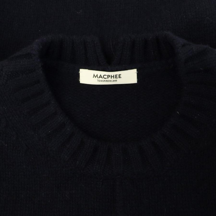 マカフィー MACPHEE トゥモローランド 24AW ラムカシミヤ クルーネック