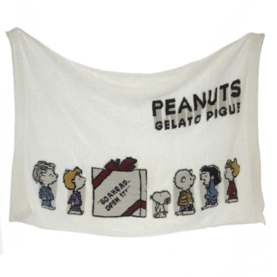 ジェラートピケ gelato pique SNOOPY ブランケット 白 ホワイト /SR