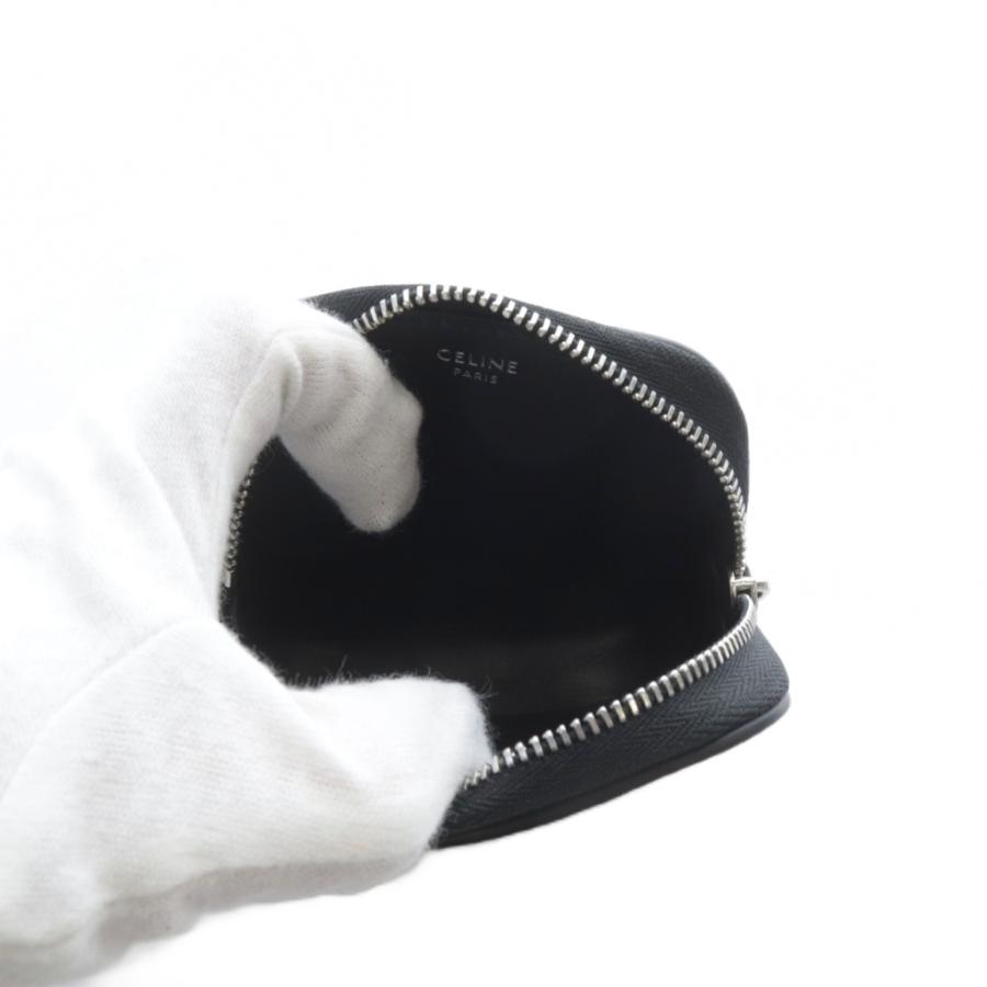CELINE（セリーヌ） スクエアパース コインケース ロゴ ラウンドジップ