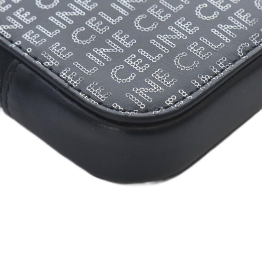 CELINE（セリーヌ） スクエアパース コインケース ロゴ ラウンドジップ