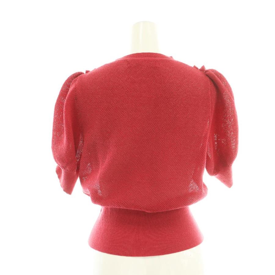 エムズグレイシー M'S GRACY 25年製 フリル付きカーディガン ニット 38