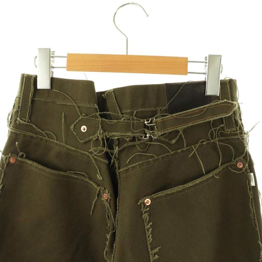 シュガーヒル SUGARHILL 23年 Canvas Denim Pants デニムパンツ 30 カーキ /DO ■OS ■SH メンズ_5