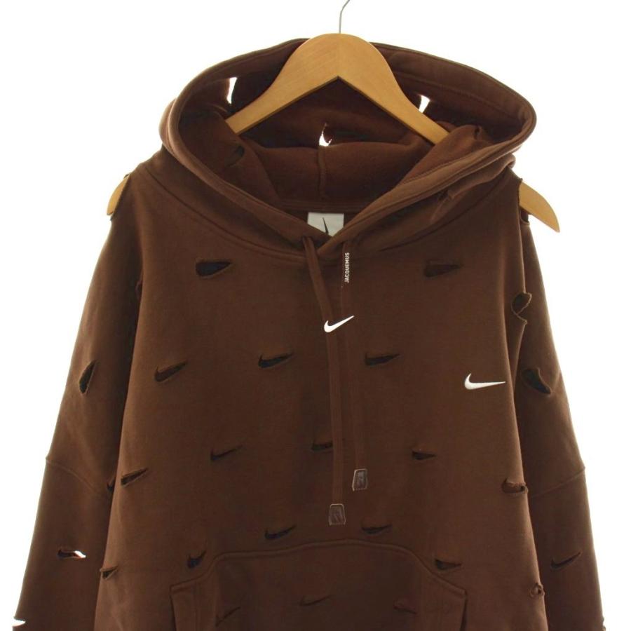 新品未使用Nike × Jacquemus パーカー Mサイズ ブラウン NIKE（ナイキ） ×JACQUEMUS SWOOSH HOODIE ジャックムス スウッシュ