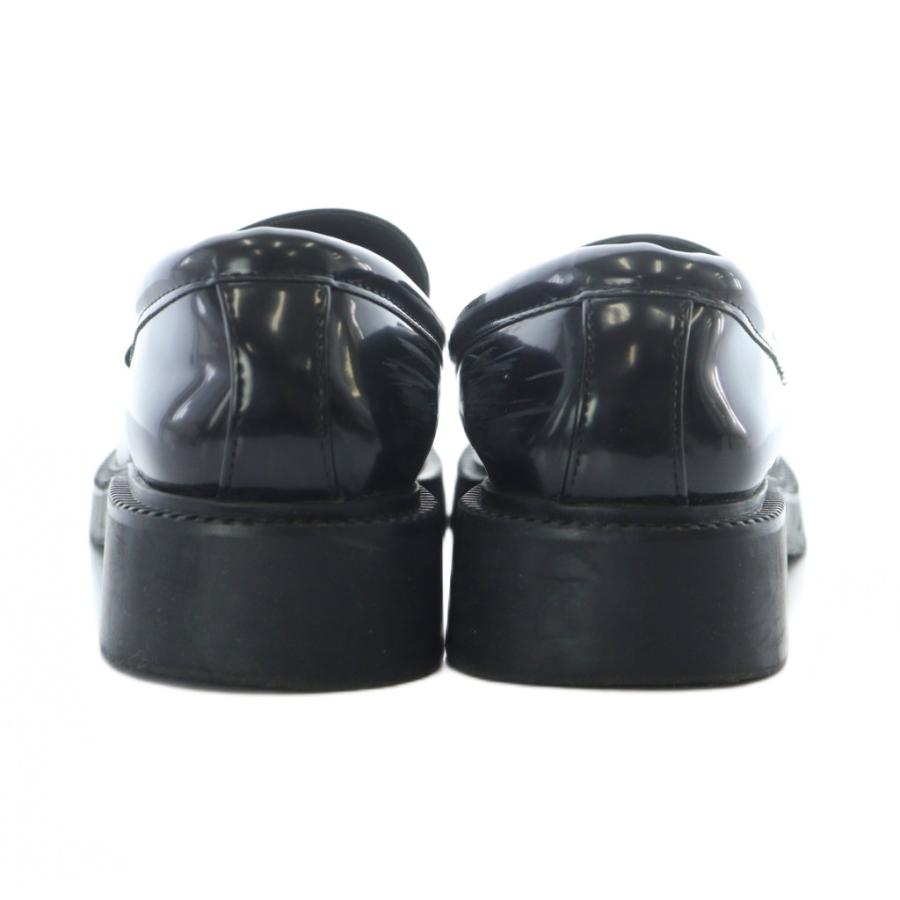 ZARA（ザラ） ローファー モカシン 23.5cm 黒 ブラック ペニー