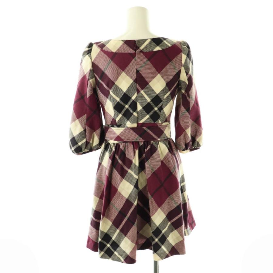 BURBERRY BLUE LABEL（バーバリーブルーレーベル） ベルト付きウール