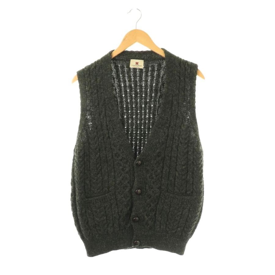 キャレイグドン CARRAIG DONN ニットベスト ダークグレー /HK □OS