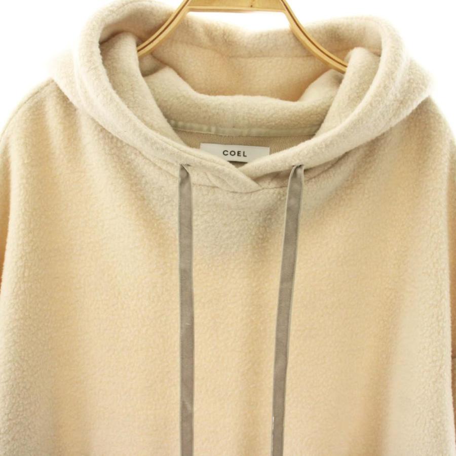 COEL（コエル） シープボアフーディ パーカー プルオーバー F ベージュ