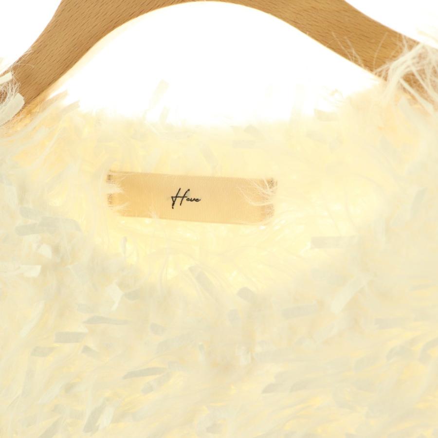 Heve Tinker Knit ベスト ヘイヴ Heve Tinker Knit ティンカーニット ベスト プルオーバー F 白
