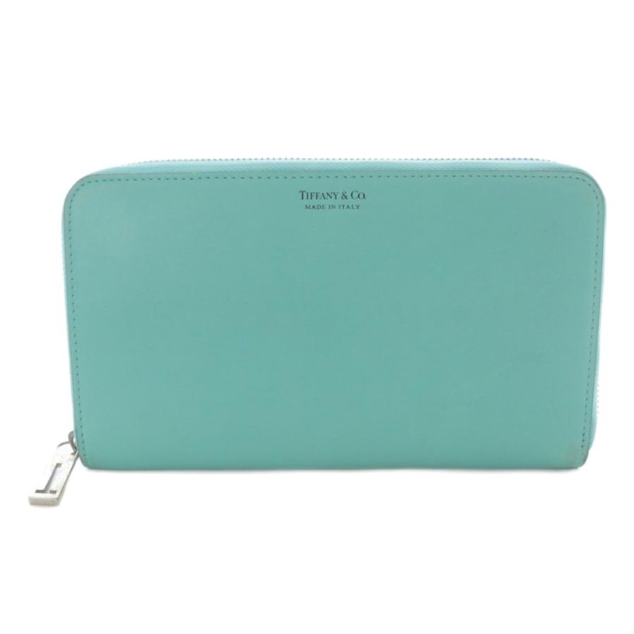 ティファニー TIFFANY & CO. ラウンドファスナー 長財布 トラベル