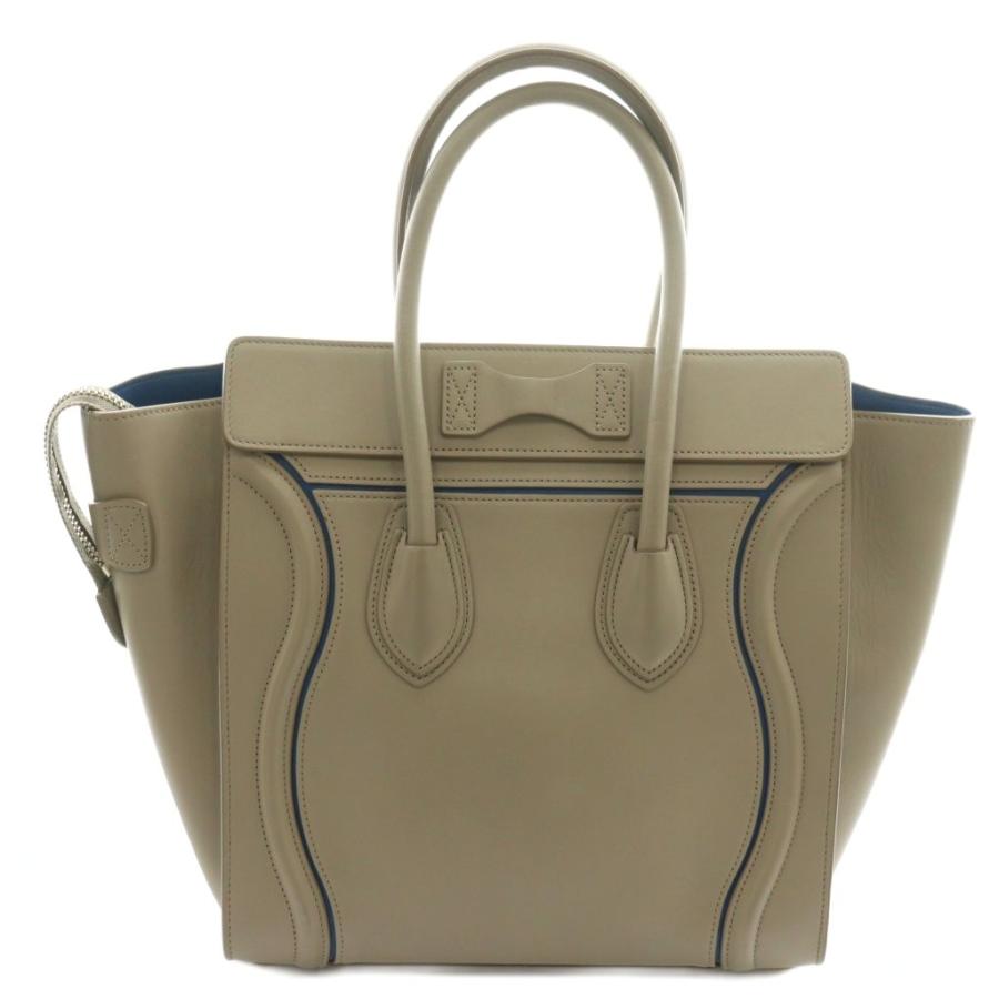 CELINE（セリーヌ） ラゲージ マイクロショッパー ハンドバッグ レザー