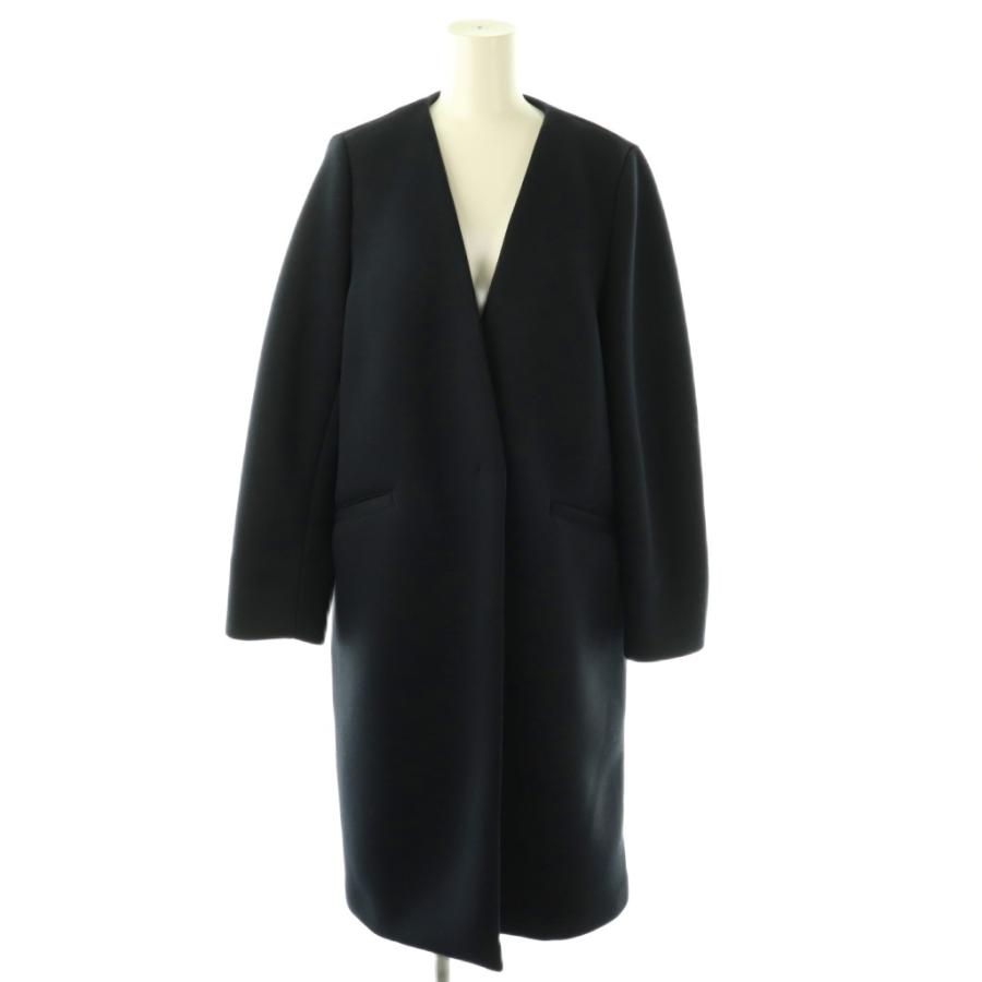 未使用品 プラステ PLST スポンジリバーカラーレスコート ノーカラー