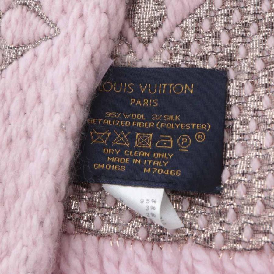 Louis Vuitton ロゴマフラー ピンク/ホワイト 【公式通販】