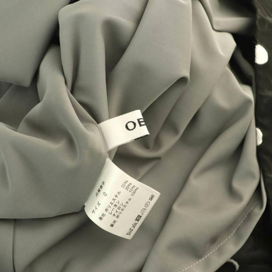 オブリ OBLI 24SS マーガレットドットジャガードワンピース ロング 0