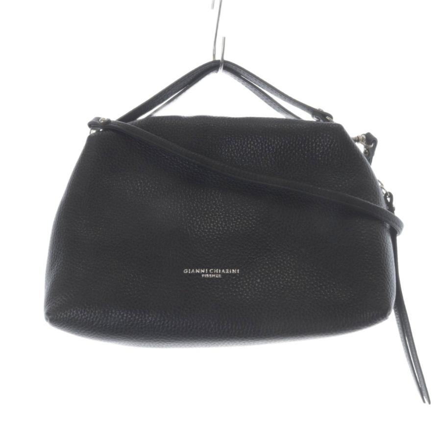 ジャンニキャリーニ  ショルダー 2wayバッグ  ハンドバッグ　ブラック GIANNI CHIARINI（ジャンニ キアリーニ） ジャンニキャリーニ
