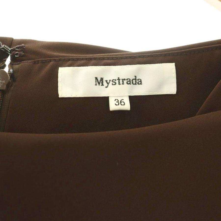 マイストラーダ 25AW 七分袖スリットケープブラウス プルオーバー 36 マイストラーダ Mystrada 25AW 七分袖スリットケープブラウス プル