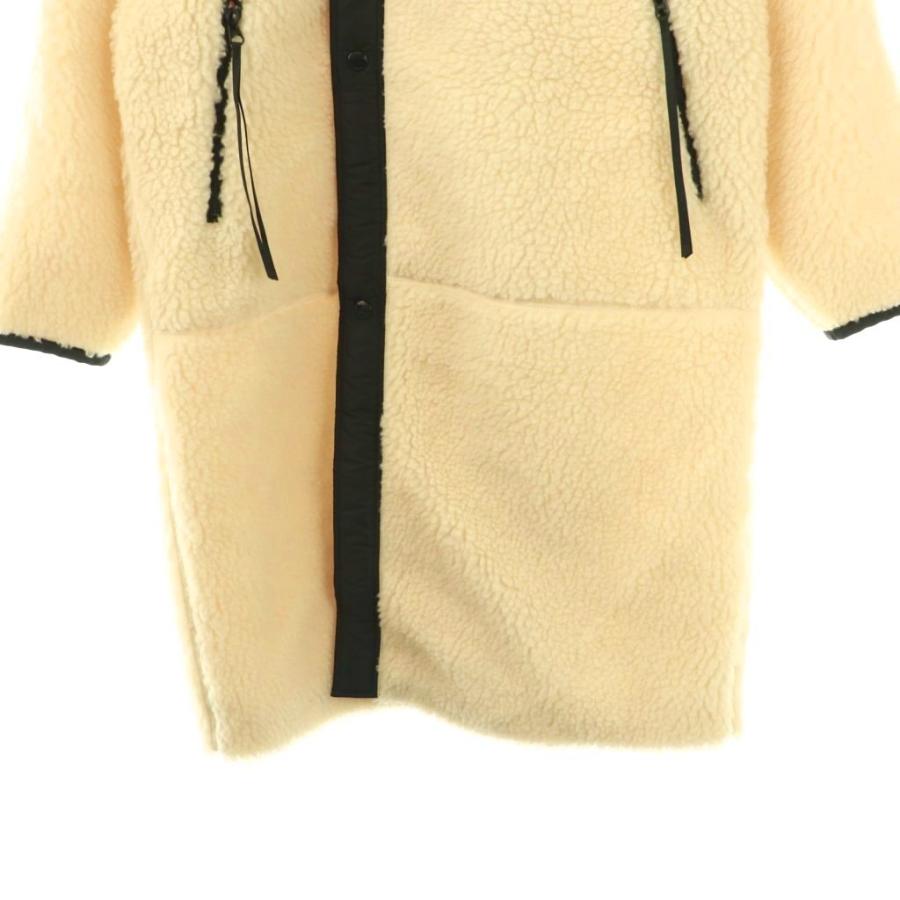 ハイク HYKE SHEARLING COAT ボアコート ノーカラーコート アウター S 