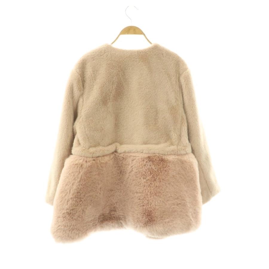 セルフォード CELFORD 24AW 2wayファーコート ノーカラーコート 