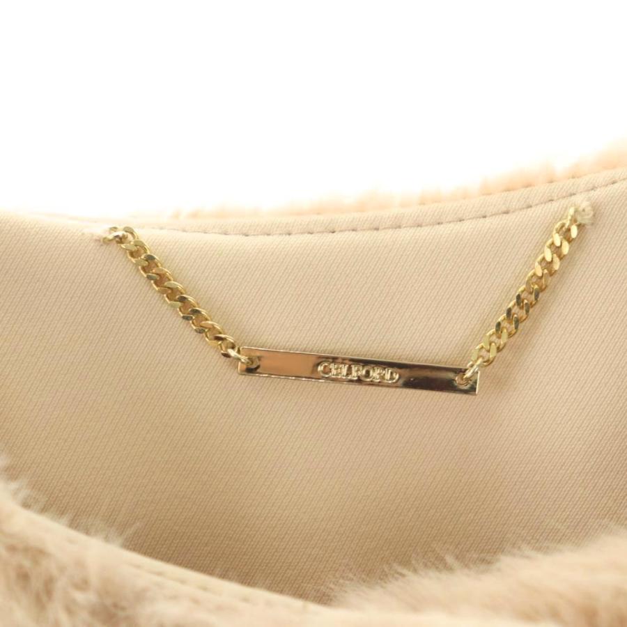 セルフォード CELFORD 24AW 2wayファーコート ノーカラーコート 