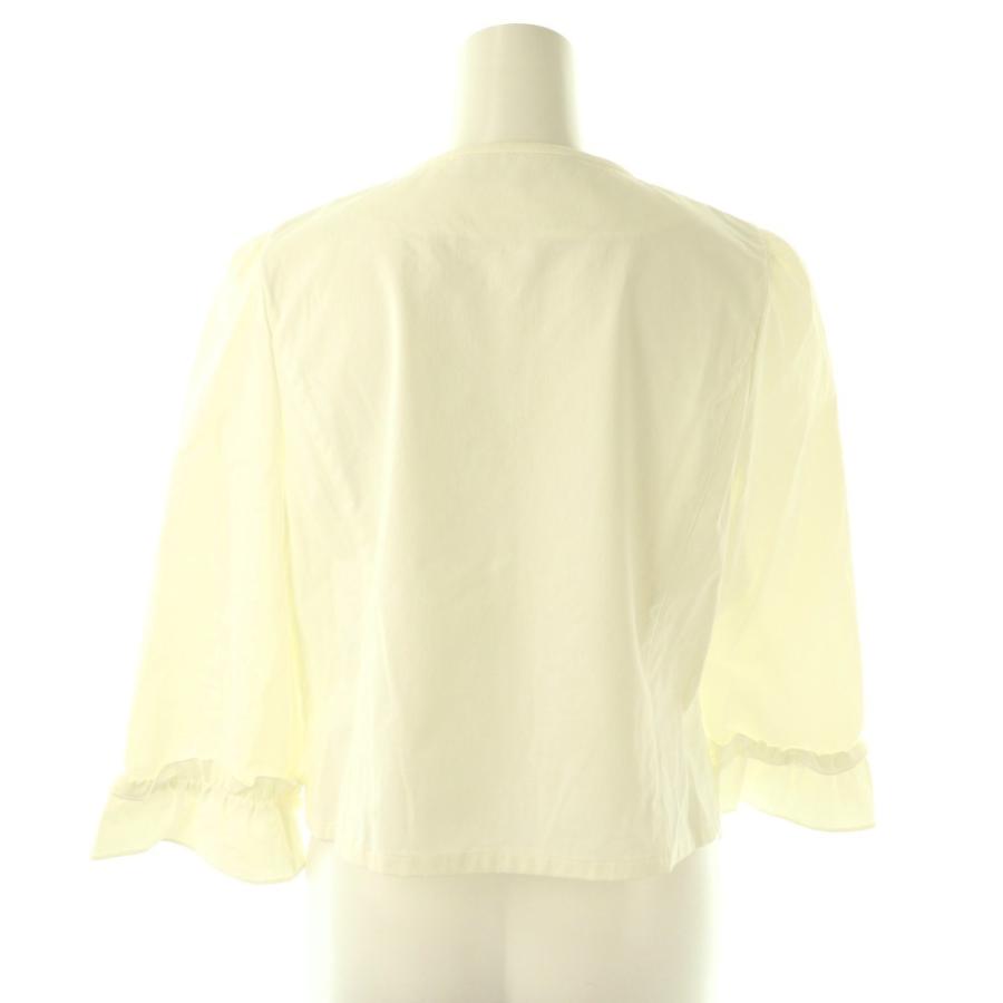 エムズグレイシー M'S GRACY 25SS フリル付きジップアップジャケット