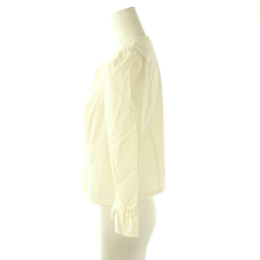 エムズグレイシー M'S GRACY 25SS フリル付きジップアップジャケット