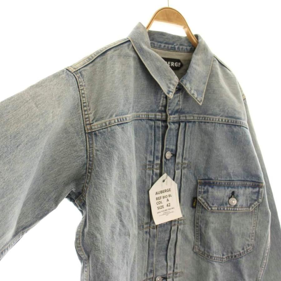 未使用品 オーベルジュ AUBERGE 25SS BIO BLデニムジャケット G