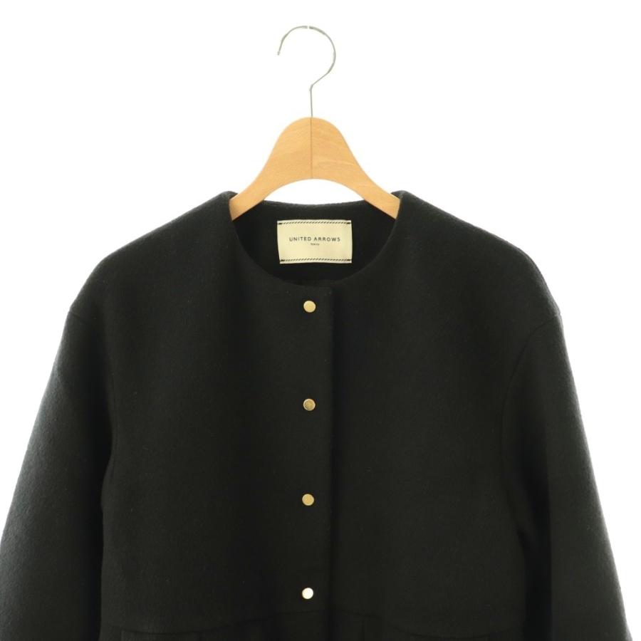 ユナイテッドアローズ ペプラムウールショートコート　サイズ36 UNITED ARROWS（ユナイテッドアローズ） ペプラム ショート コート