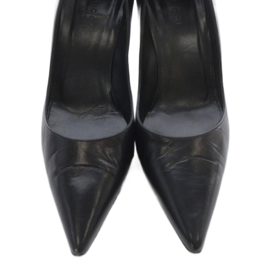 GUCCI（グッチ） バンブーヒール ポインテッドトゥ パンプス 35.5 黒